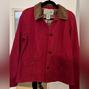 L.L. Bean Men's Crimson Shirt Jacket